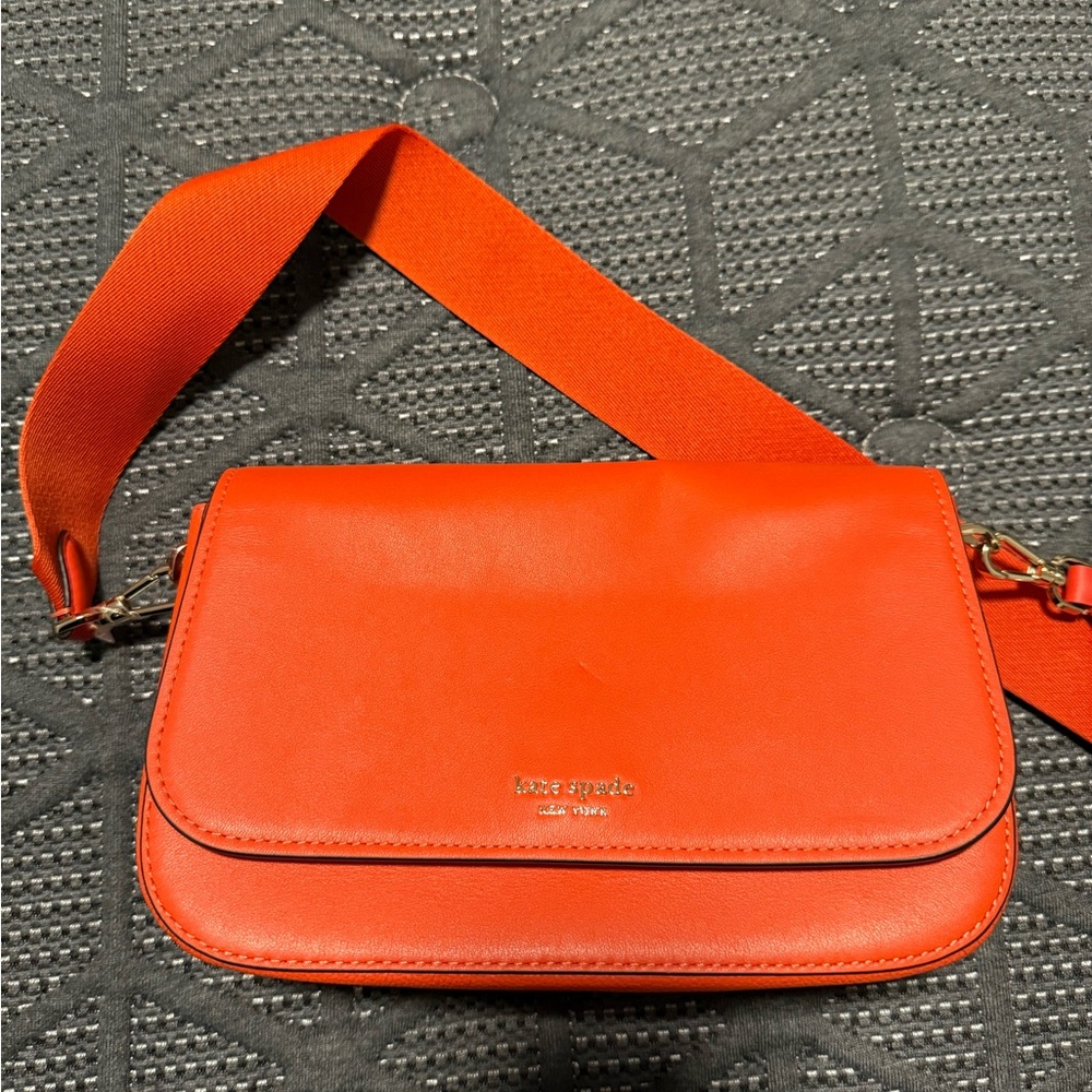 Kate Spade Vibrant Orange Crossbody Bag